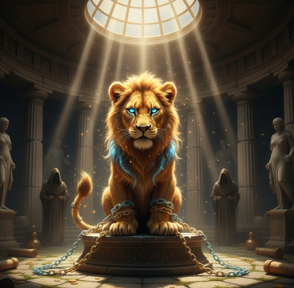 Captured Nemean Lion Cub